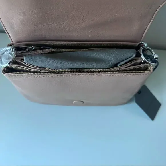 NWT AllSaints Brune Leather Shoulder Bag